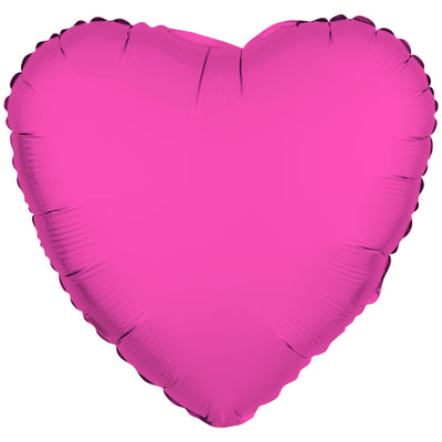 Balon Folie Inima Roz Neon 43cm R-10033-PKG