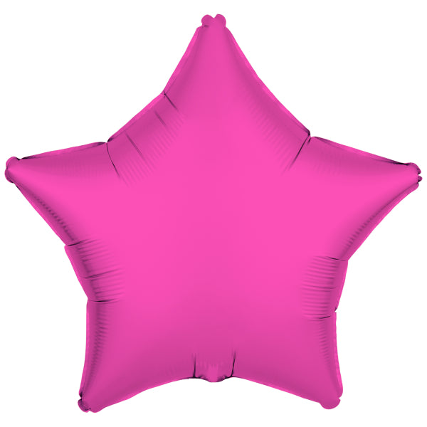 Balon Folie Stea Roz Neon 43cm R-10034-PKG