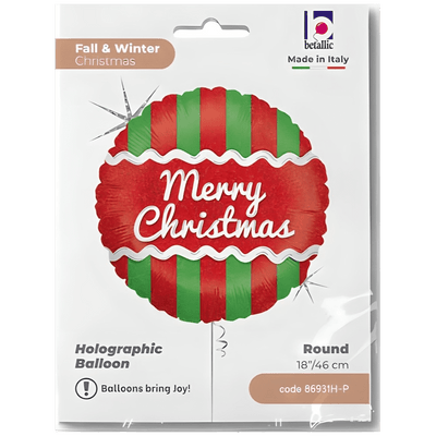 Merry Christmas Foil Balloon 46cm Grabo