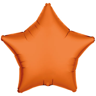 Balon Folie Stea Portocaliu Neon 43cm R-10021-PKG
