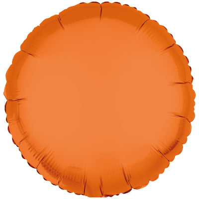 Balon Folie Rotund Portocaliu Neon 43cm R-10019-PKG