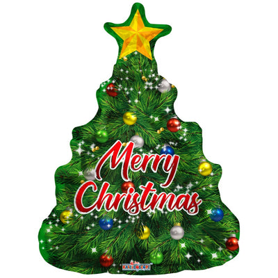 Foil Balloon Christmas Tree Figurine 91 cm