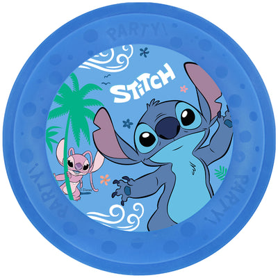 Set of 4 Reusable Party Plates 21cm Stitch and Angel