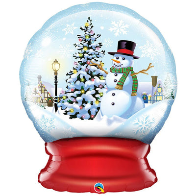 Snowman Globefoiler Balloon 91cm 23494 QUALATEX
