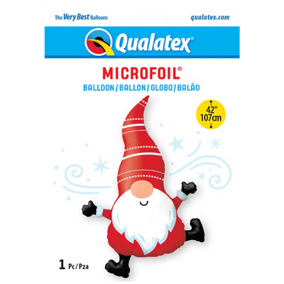 Foil Balloon Gnome Figurine 107cm 20055 QUALATEX