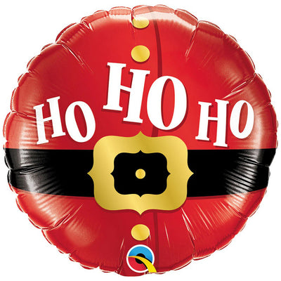 Foil Balloon Ho Ho Ho 46cm 52120 QUALATEX