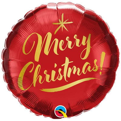 Happy Christmas Foil Balloon 46cm 89850 QUALATEX