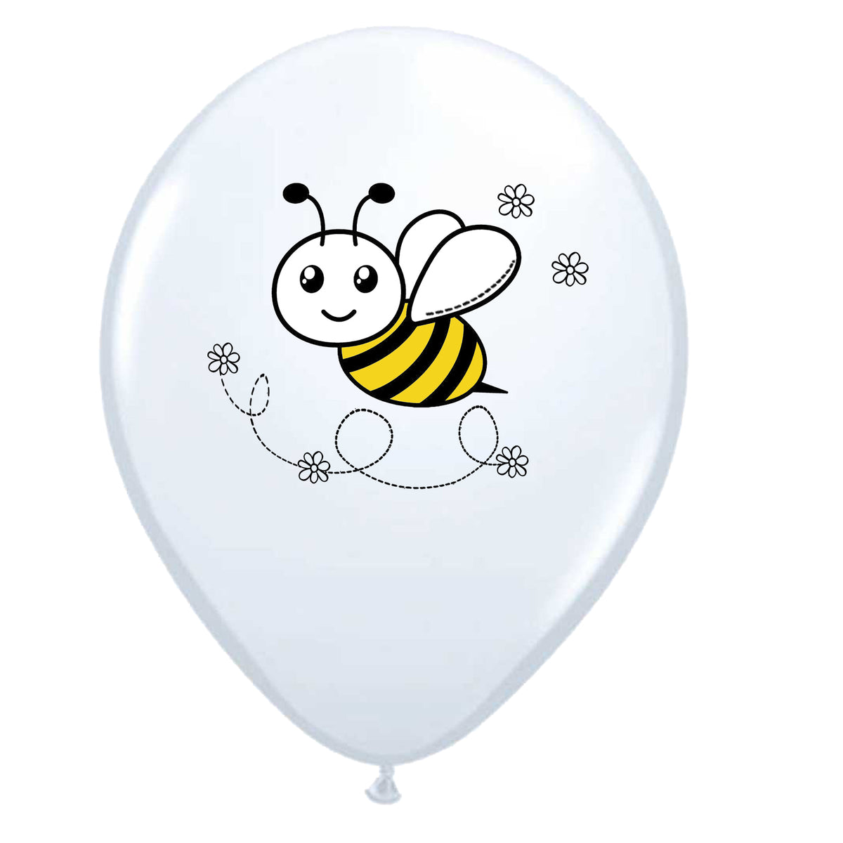 Set of 12 Latex Balloons 30cm Bumblebee Print Model 2 BLS202411