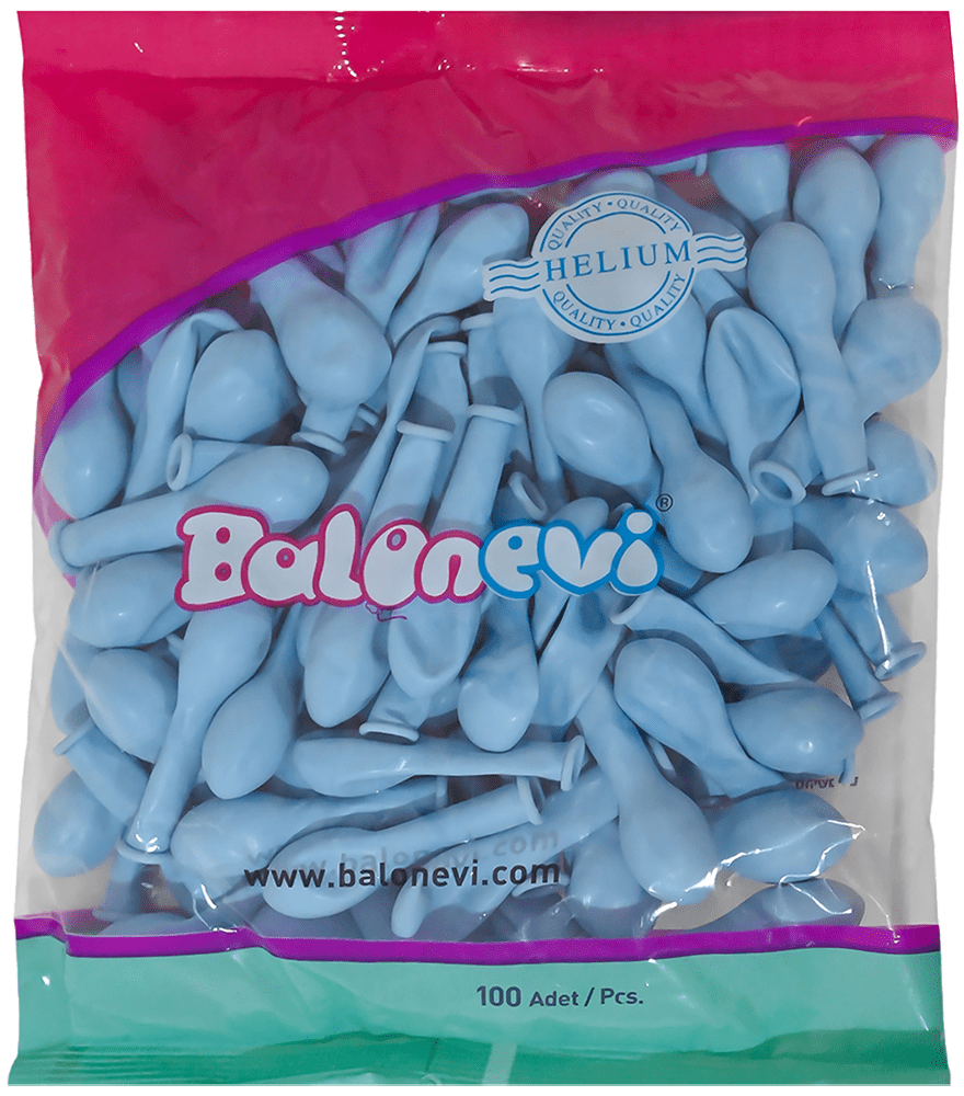 13cm Macaron Blue Latex Balloons -29
