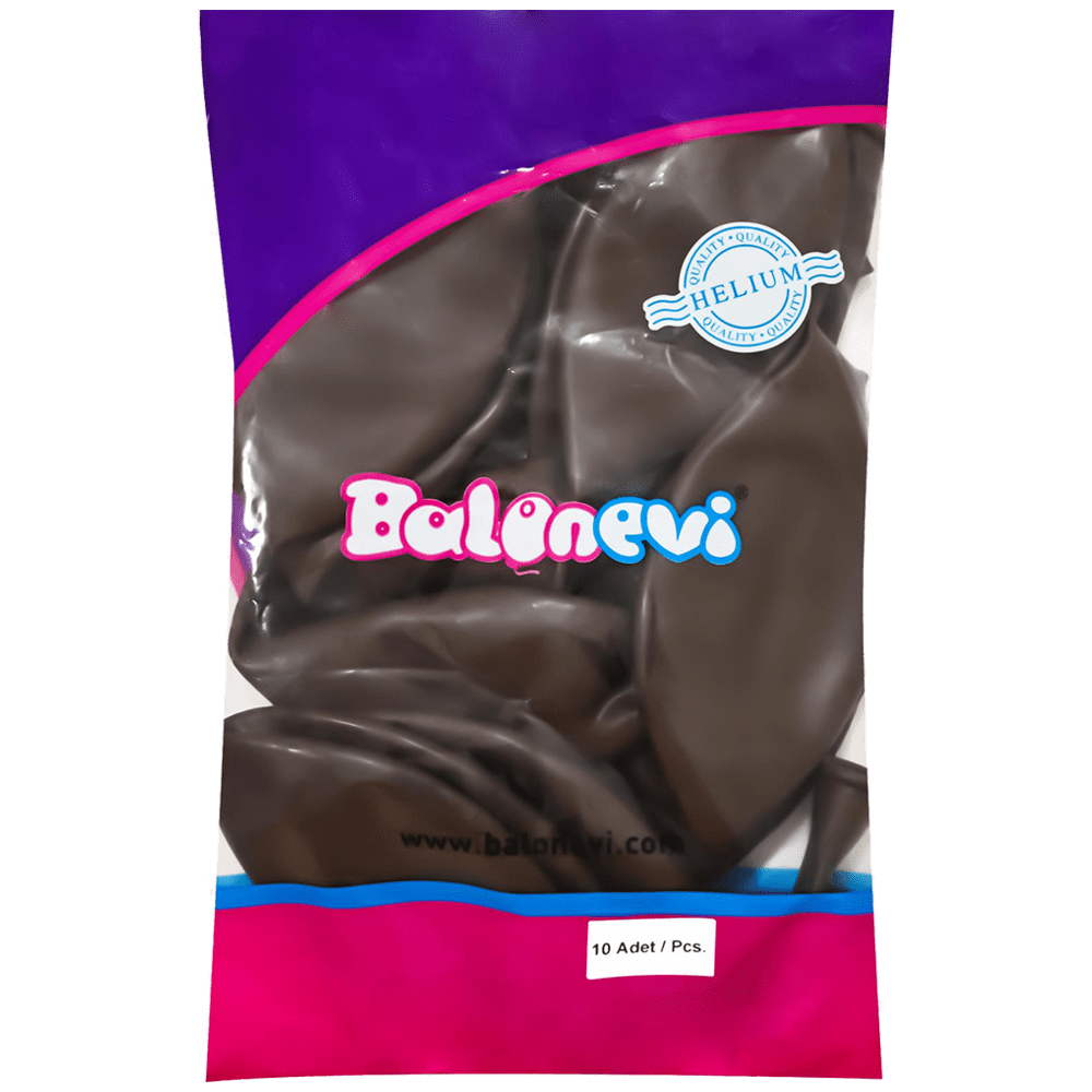 Jumbo Latex Balloon 60cm Standard Brown -20
