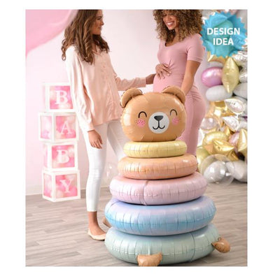 SuperShape Foil Balloon Bear Stacker 109cm ANAGRAM 4528211