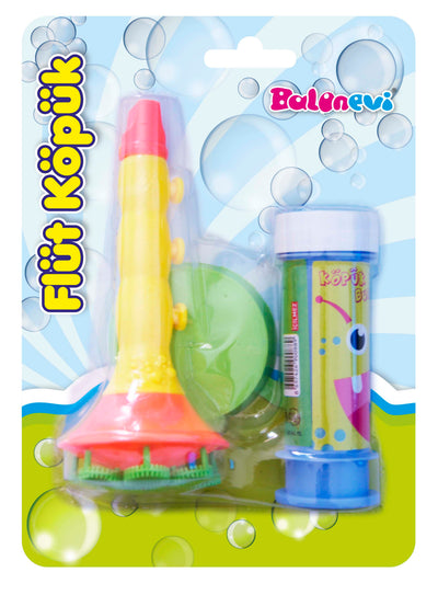 Bubble wands with whistle