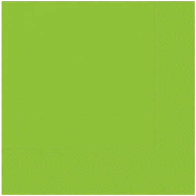 Set 16 Servetele Petrecere Verde Lime Pastel PL7062