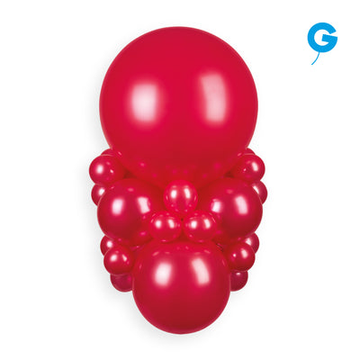 Baloane Latex 13cm Rosu Metalic AM50.32