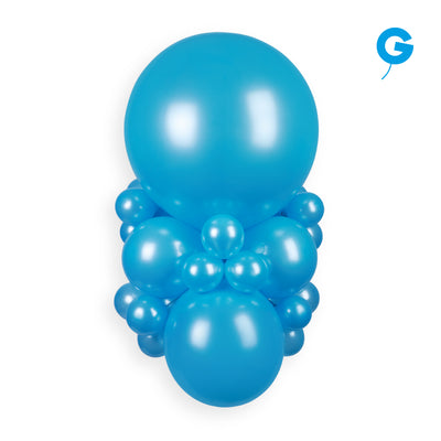 Baloane Latex 13cm Bleu Metalic AM50.35