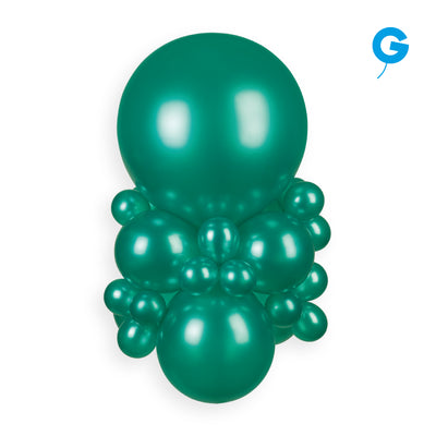 Baloane Latex 13cm Verde Inchis Metalic AM50.55