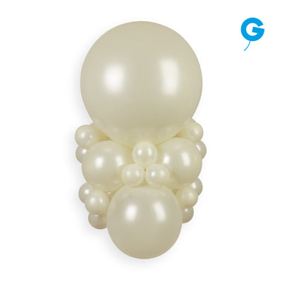 Baloane Latex 26cm Ivory Metalic GM90.58