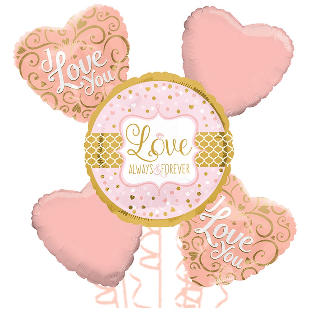 Bouquet 5 Balloons Love Always Forever 2020210