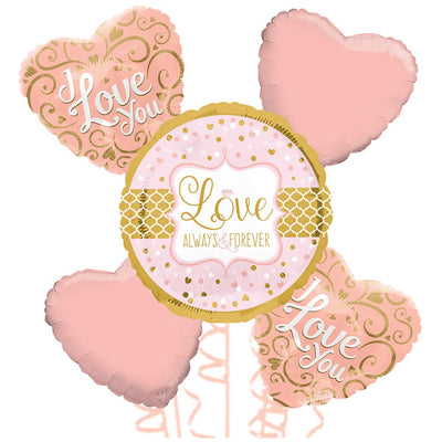 Buchet 5 Baloane Love Always Forever 2020210