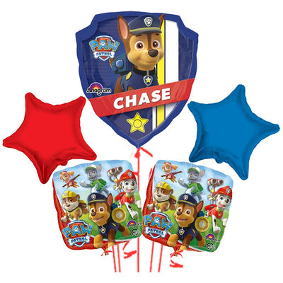 Buchet 5 baloane folie Tematica Patrula Catelusilor - Chase 2020226