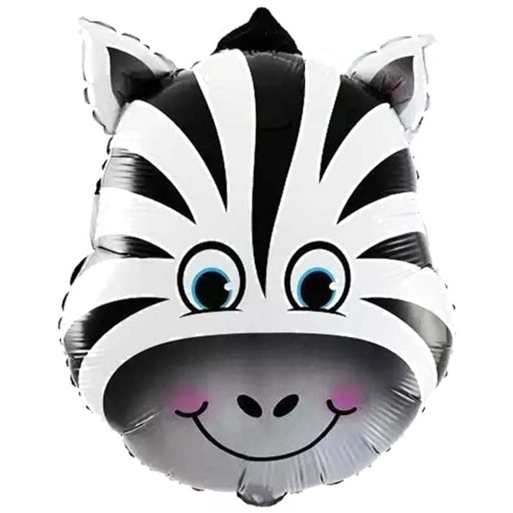 Balon Folie Figurina Cap Zebra 63 cm