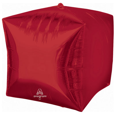 Red Cube Foil Balloon 38cm ANAGRAM 2833799