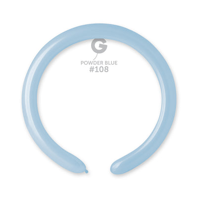 Baloane Latex Modelaj 5/152cm Powder Blue Marshmallow D4.Q260.108