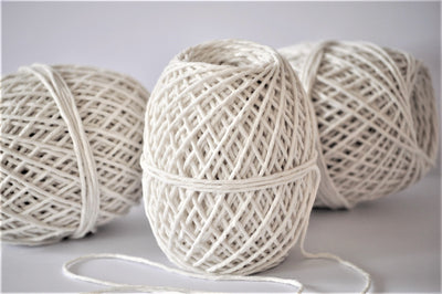 White Cotton Twine, 70g ball, 70m
