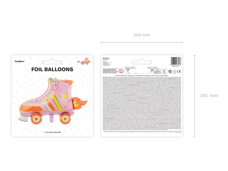 Balon Folie Patine cu Rotile 74x51 cm FB111