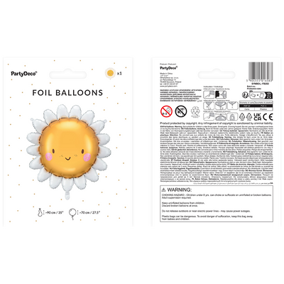 Balon Folie Figurina Soare 90cm