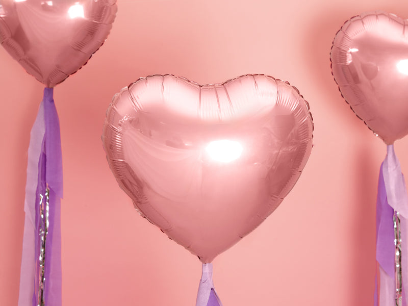 Foil Balloon Heart Rose-Gold 45cm PDC1045
