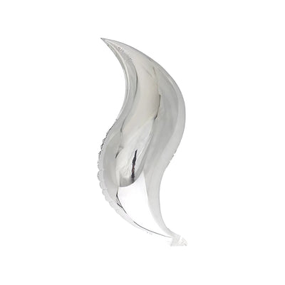 Balon Folie Figurina Coada Sirena Argintie 45cm