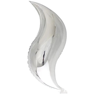 Balon Folie Figurina Coada Sirena Argintie 60cm