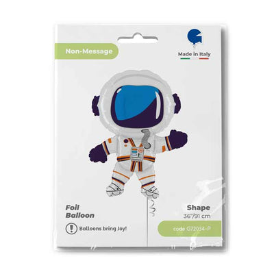 Astronaut Figure Foil Balloon 91 cm Grabo