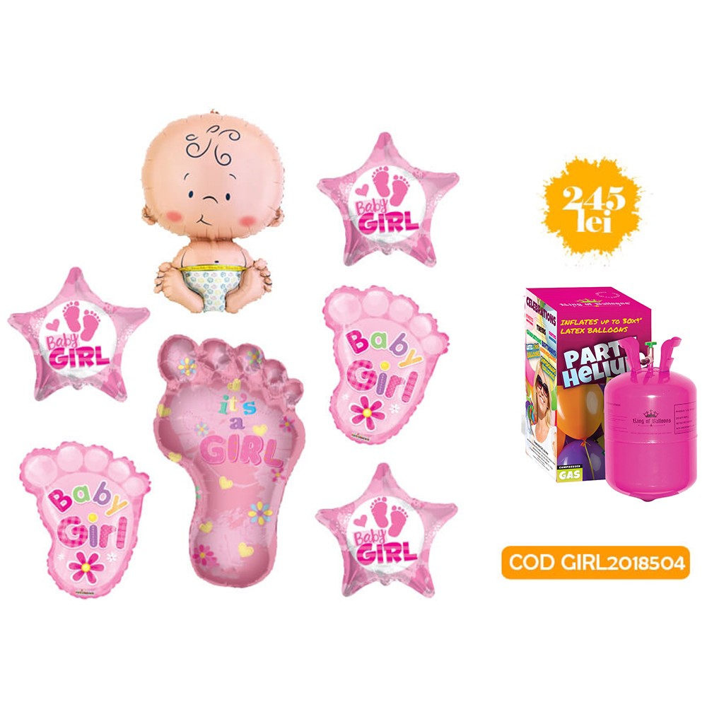 Pachet baloane Nou Nascut FETITA GIRL2018504