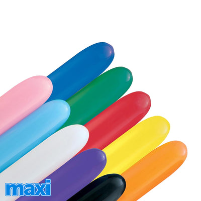 SET 500 Baloane Latex Modelaj 5/152cm Standard Multicolor MAXI D4.Q260.80