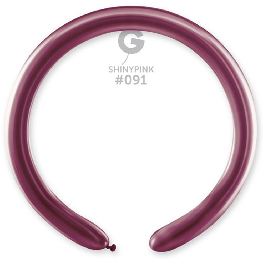 Baloane Latex Modelaj 5/152cm Shiny Roz DB4.Q260.91