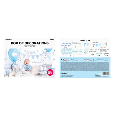 First Birthday Boy Party Kit