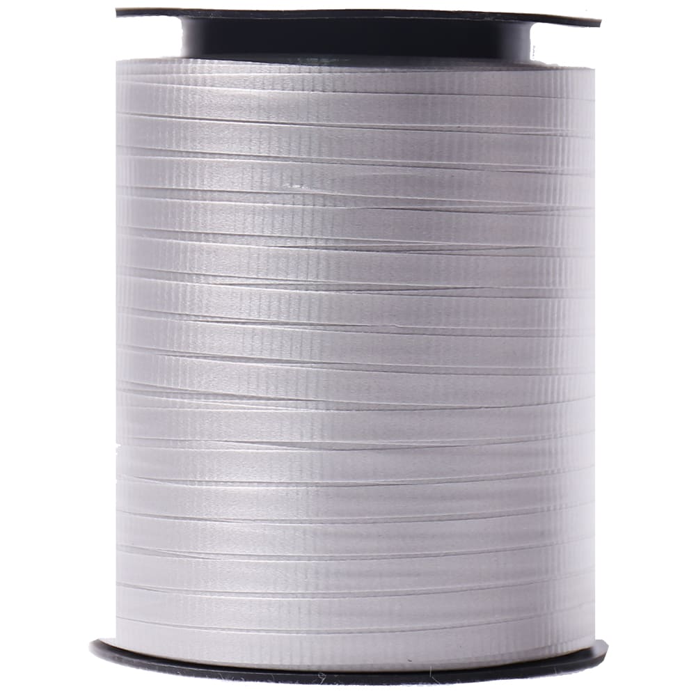 Silver Raffia for balloons 500m