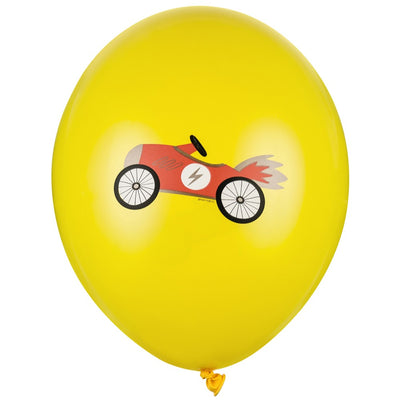 SET 10 Baloane Latex 30cm Happy Birthday Cars PDC1058