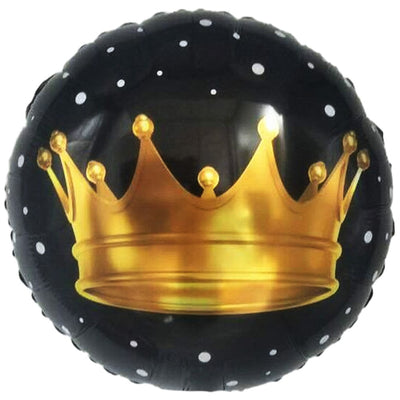 Balon Folie Coroana Aurie 45cm