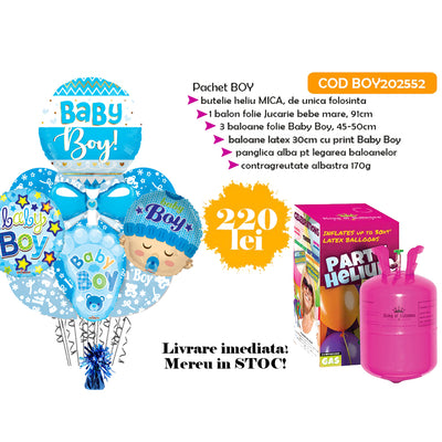 Balloon Pack Boy + Small Cylinder BOY202552