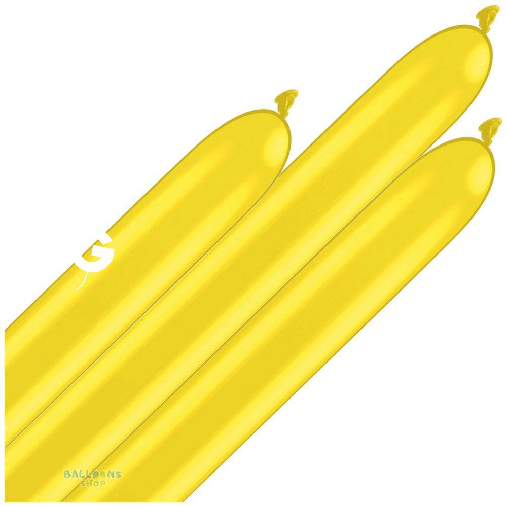Baloane Latex Modelaj 5/152cm Standard Galben D4.Q260.02
