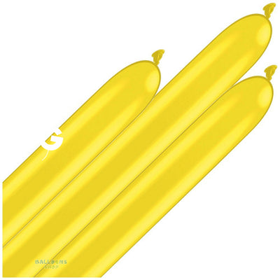 Baloane Latex Modelaj 5/152cm Standard Galben D4.Q260.02