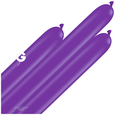 Baloane latex Modelaj 5/152cm Standard Mov Q260.08