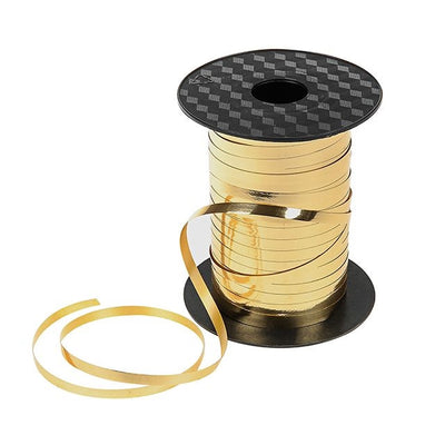 Metallic Gold Balloon Ribbon 500m