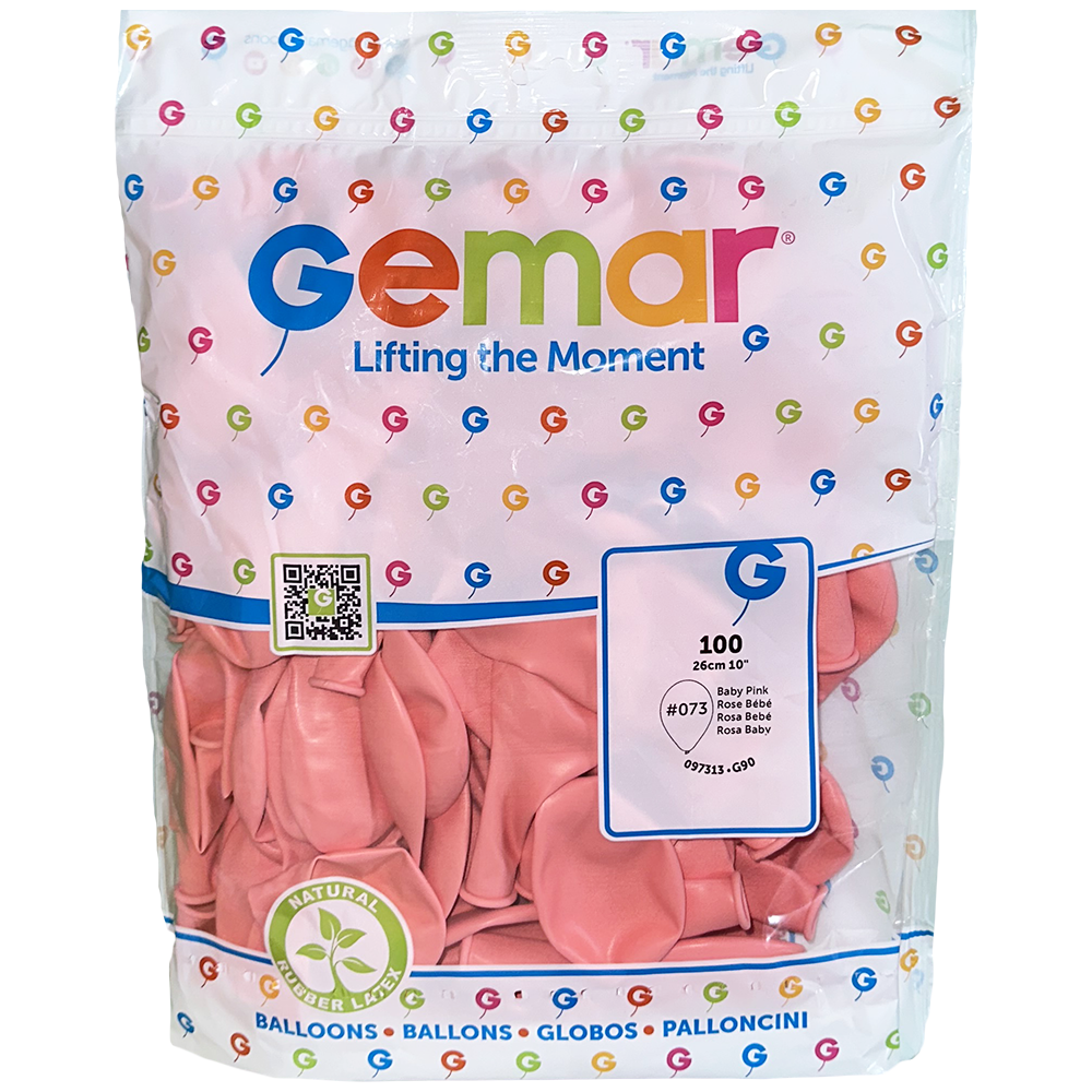 Latex Balloons 26cm Macaron Baby Pink G90.73