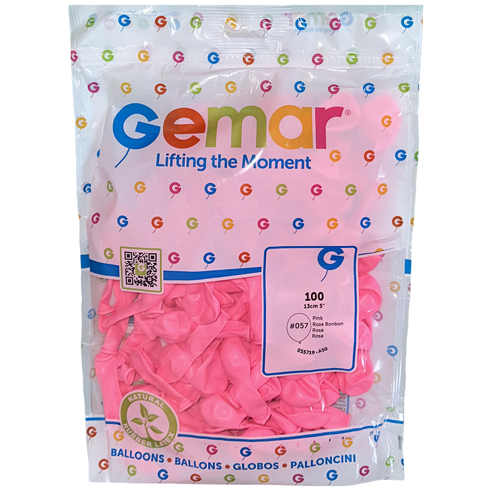 Baloane Latex 13cm Standard Roz Bubble Gum A50.57