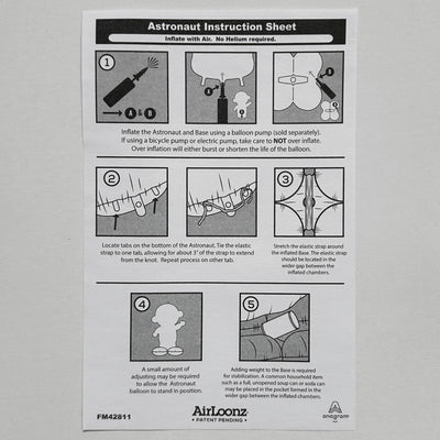 AirLoonz Astronaut Foil Balloon 81x144 cm AMS 4281111