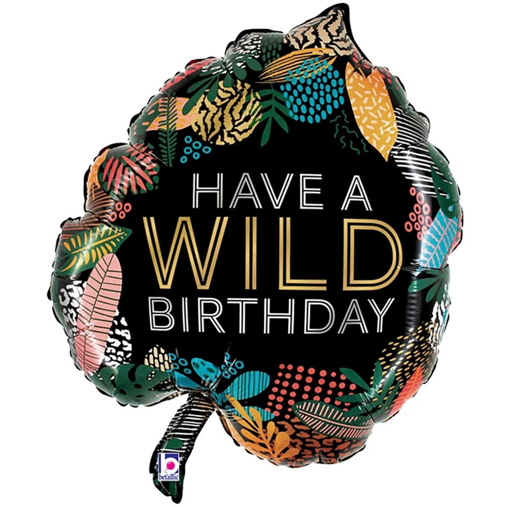 Foil Balloon Have a Wild Birthday 76cm 25201